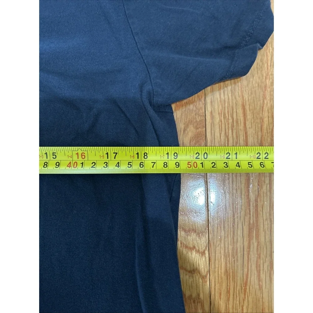 ASOS Men's T-Shirt Medium Navy Blue Crew Neck Short Sleeve Casual Basic Tee